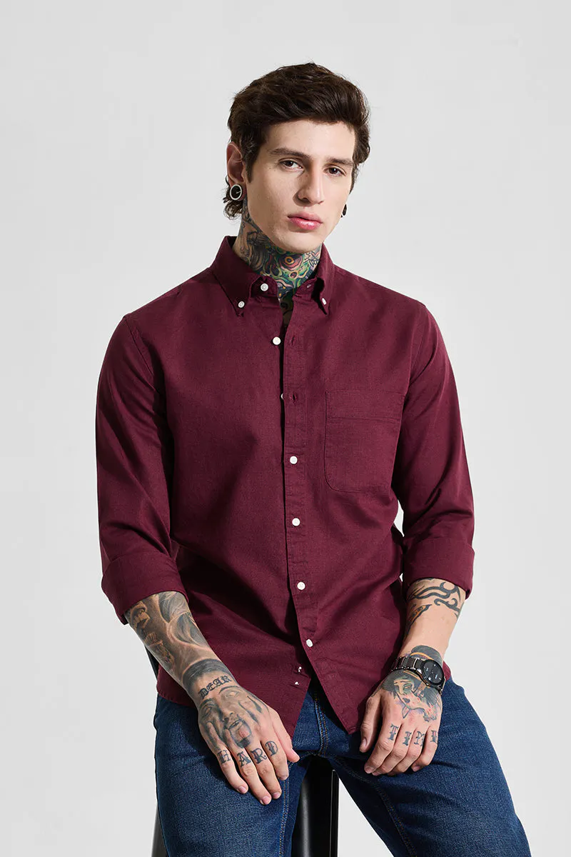 Drezola Best Maroon Shirt for Men | Best casual Shirt for men thumbnail 4