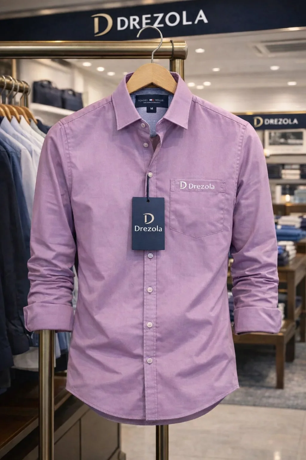 Men Lavender Oxford Cotton Shirt | Premium Casual Shirt for Men thumbnail 2